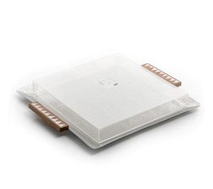 Plateau à chocolat doré au design unique et élégant pour exposer les chocolats et améliorer la présentation de table de manière élégante - Product Image 4