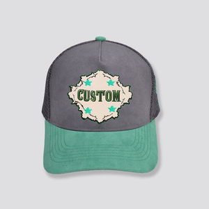 หมวกเบสบอลลายดอก3D ผ้ากำมะหยี่เทอร์รี่สตรีทปรับแต่งได้หมวก5แผงผ้าออกซ์ฟอร์ดของคุณเอง - Product Image 2