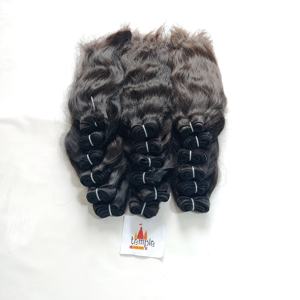 ชุดต่อผมมนุษย์สำหรับต่อจัดแนวหนังกำพร้าแบบไม่ผ่านกระบวนการ100% ในเวียดนาม - Product Image 1