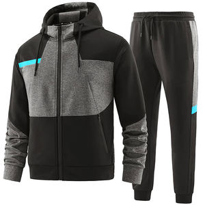 Ensemble de survêtement de qualité personnalisé pour homme, vêtements décontractés, veste de survêtement pour homme, ensemble de survêtement pour homme, fermeture éclair intégrale, jogging - Product Image 4