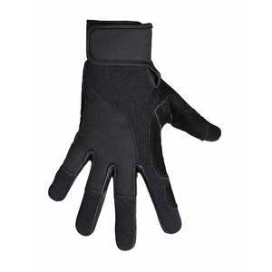 Guantes Masters para Descenso en Rappel, Guantes Negros para Cuerda Rápida, Guantes de Seguridad con Palma Reforzada de Cuero Genuino - Product Image 5