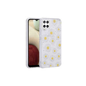 Coque en silicone de luxe à motif pailleté pour Samsung Galaxy A12, coque arrière marbrée scintillante avec placage style Ins, modèle 7 Plus - Product Image 2