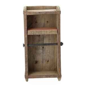 Portarrollos de Papel Higiénico Multifuncional de Madera Antigua Ecológica, Decoración para el Hogar, Restaurante, Hotel, Organizador de Almacenamiento para Cocina y Baño - Product Image 3