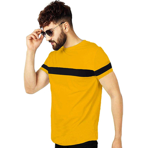 2025 T-shirts décontractés pour hommes 100% coton motif solide en vrac Stock mixte utilisé vêtements balle - Product Image 3