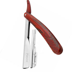 Navaja de afeitar plegable de acero inoxidable para cortar el cabello, navaja de afeitar recta de acero inoxidable, navaja de afeitar recta de acero inoxidable alemán - Product Image 6