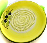 Ensemble de râpes à ail en céramique faites à la main Assiettes à râper en porcelaine d'olive de qualité supérieure en vrac