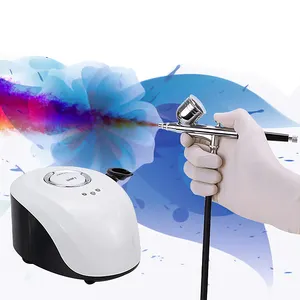 Injectie Jet Met Huid Test Gezicht Machine Schoonheidsverzorging High Flow Therapie Apparaat Zuurstof Water Airbrush Nano Mist Spuitpistool