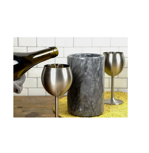 Base de incrustación de enfriador de vino de mármol blanco para tamaño personalizado con producto de venta muestra gratis con artesanía natural - Product Image 1
