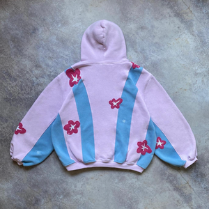 2023 Casual Comfortable Custom Size Fleece Multicolor Embossed Hoodie Women's Pullover Sweatshirt - Product Image 2