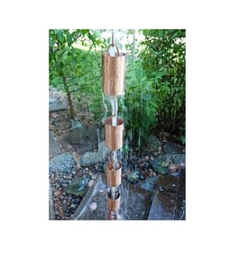 Cadena de lluvia de metal moderna para decoración de jardín o adorno de jardín en acabado elegante con calidad duradera en pirces baratos - Product Image 2