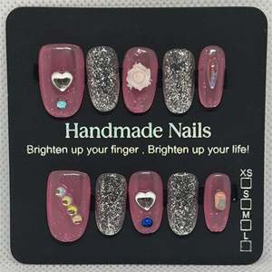 Unghie artificiali Jelly Love di media lunghezza - Product Image 1