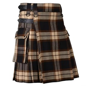 Kilt écossais moderne utilitaire pour homme, de haute qualité, personnalisable en tissu et couleur, avec poches, accessoires de kilt sur mesure, vente en gros - Product Image 5