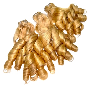 Paquets de cheveux bruts blonds 613 de meilleure qualité pour faire des perruques à partir de vrais cheveux humains - Product Image 1