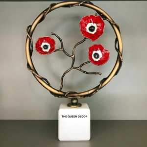 Escultura Hecha a Mano, Regalo de Cumpleaños, Centro de Mesa para Decoración del Hogar, Adorno Metálico Moderno para Mesa de Sala de Estar - Product Image 1