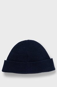 Cozy <b>Navy</b> Blue Knit <b>Hat</b> Versatile Headwear for All Seasons Great for Casual Outings and Outdoor Adventures - Product Image 2
