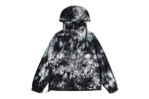 Meilleure qualité 100% Nylon Tie Dye veste décontractée coupe-vent respirant avec logo personnalisé col montant étanche année 2025 - Product Image 2