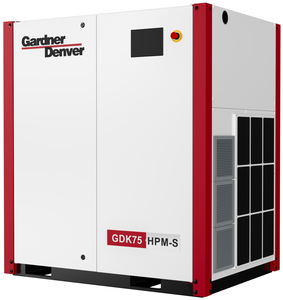 Compresor de aire de tornillo de frecuencia Variable de imán permanente inyectado con aceite GDK, ahorro de energía, alta eficiencia de 7 a 75kW - Product Image 1