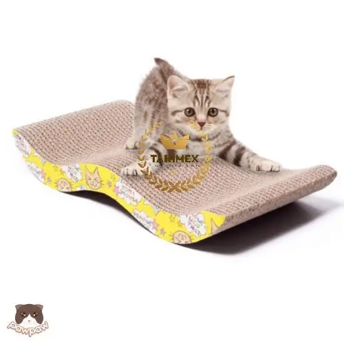 Nouveau chaton jouet ondulé chat grattoir carton produit pour animaux de compagnie chat griffoir grattoirs en gros pour chat