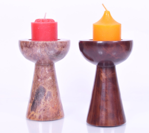 Piedra Natural India esteatita vela católica soporte votivo hogar decorativo candelabro Pilar té Luz - Product Image 3