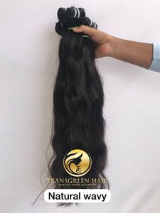 Exportador de origen indio de gran stock a granel, envío rápido, proveedor de cabello, paquetes de ondas naturales de templo indio, extensiones de un solo donante - Product Image 3