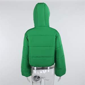 แจ็กเก็ตผู้หญิงทรงพองหนาและหนาแบบเรียบทันสมัยแขนยาวสำหรับฤดูหนาว - Product Image 6