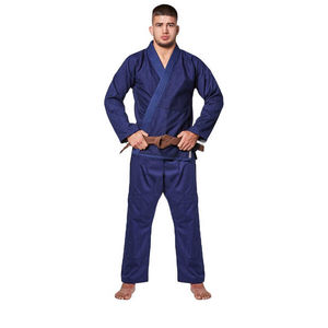 Ensemble d'uniformes de judo et d'arts martiaux unisexe en coton extensible à 100%, design simple, kimono d'entraînement pour les séances d'entraînement régulières - Product Image 2