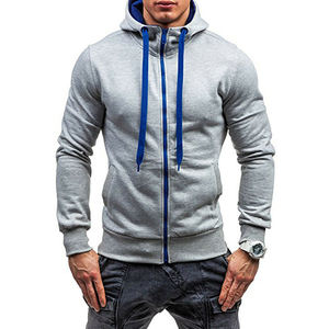 Sweat à capuche d'hiver pour homme avec poches, impression numérique et design perlé - 100% coton polaire, haut de sport, de gym et d'entraînement - Product Image 1