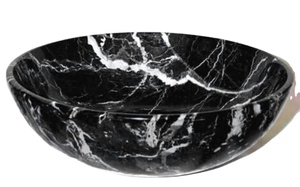 Vajilla Cuenco de mármol La mejor decoración de colores y materiales naturales Cuencos de inmersión Diseño de tamaños múltiples Ensaladera de frutas - Product Image 2