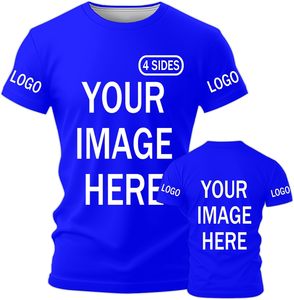 Wholesale OEM US Size Casual Solid T-<b>Shirt</b> 180g Polyester Custom Printing Logo Unisex Quick Dry Fit <b>Men</b> - Product Image 5