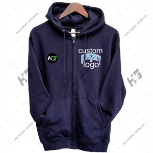 Sudadera con Capucha Deportiva con Cierre y Forro de la Marca Hulk Grip, Personalizable con Logotipo Bordado o Impreso, Talla Grande, 100% Algodón Felpa Gruesa - Product Image 1