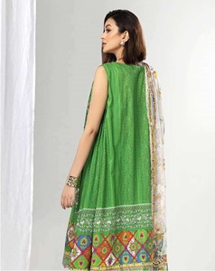 Robe de pelouse Punjabi Patiyaia pour femmes prêt à porter Salwar Kameez costume col broderie 3 pièces taille personnalisée Option de haute qualité - Product Image 3