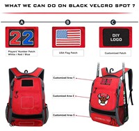 Precio al por mayor Bolsas de béisbol Logotipo personalizado Béisbol Mochila básica Softball Base Estudiante Bolsa