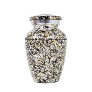 Nouveau design urne de crémation en métal petit jeton urnes pour cendres prix de gros fournitures funéraires pour occasions commémoratives stockage de bébé - Product Image 5