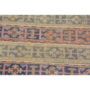 <b>Vintage</b> 29x38ft Brown Turkish Kilim Wool Rug Abstract Pattern Jute with Latex Backing for Entryway <b>Bed</b> Room or Living Room - Product Image 5