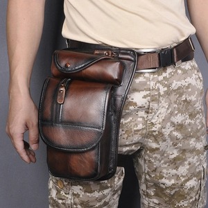 Sac en cuir imperméable pour hommes, sac de voyage pour l'extérieur, sac à bandoulière décontracté pour hommes, randonnée, course, LWB-0046 - Product Image 3