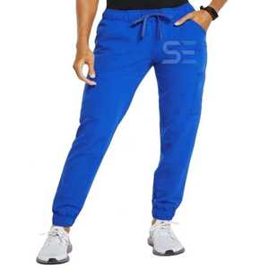 2024 /2025 superventas nueva moda Spandex médico Color sólido uniforme uniformes de Hospital con pantalones de fregado - Product Image 1