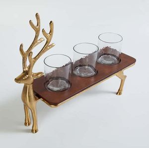 Metal Reindeer Votive <b>Holder</b> Classic Design for Home and Office Decor Wedding Party Events Decorative made india wholesale - Product Image 4