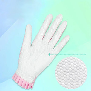 100% GUANTES DE Golf genuinos para hombres, partículas antideslizantes, Material de cuero transpirable, cómodos, piel de oveja suave, compatibles con deportes - Product Image 4