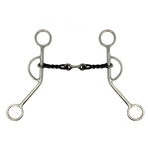 Hierro dulce de acero inoxidable, Boca de cadena trenzada rota con brocas occidentales de mordaza deslizante, brocas de alambre 2025 - Product Image 4