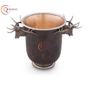 Seau à glace en aluminium coulé d'approvisionnement en gros pour la maison et les accessoires d'utilisation de bar disponibles à un prix abordable depuis l'Inde - Product Image 2