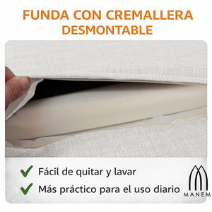 Cojines para Silla de Jardín Estilo Loft 90x47x4cm, Resistentes al Agua, Relleno de Espuma Ligera, Correas de Sujeción, Cojines para Exteriores - Product Image 5