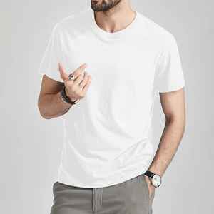 Cooll Brand Camiseta de manga corta informal de talla grande para hombre 100% algodón de alta calidad transpirable suave bordado personalizado Jersey - Product Image 4