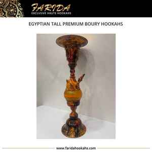 Meilleure vente Farida égyptien grand Premium Boury narguilés luxe fait à la main Design Unique de haute qualité en laiton laque boîtes de gros - Product Image 2
