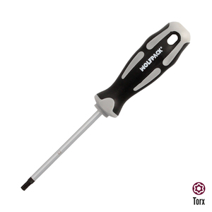 Cacciavite Torx Antimanomissione in Acciaio S2 con Impugnatura Bimateriale TPR Dimensione T27 x Ø/ 6,0 x 100 mm. - Product Image 1