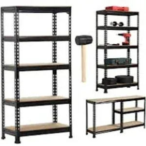 ชั้นวางดอกไม้แบบกำหนดเองพร้อมถังชุบสังกะสีเก้าใบ สำหรับตกแต่งบ้าน ห้องนั่งเล่น และสวน - Product Image 1