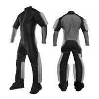 Trajes de Neopreno Integrales para Deportes de Vuelo, Paracaidismo y Parapente, con Cierre Completo en el Pecho y Agarraderas, para Adultos
