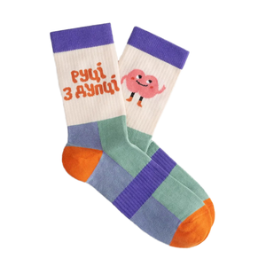 Calcetines de Jacquard de dibujos animados personalizados bloque de color diseño divertido algodón de punto inferior logotipo casual para el verano hecho Vietnam - Product Image 1