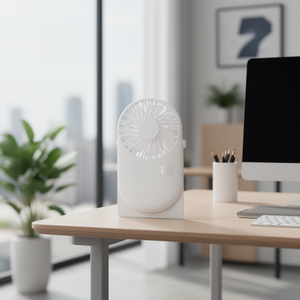 Ventilateur de bureau personnalisé avec support - Product Image 3