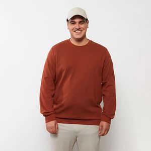 เสื้อกันหนาวผ้าฝ้ายสวมหัวแขนยาวผ้าฟลีซกำหนดโลโก้ได้เอง - Product Image 1