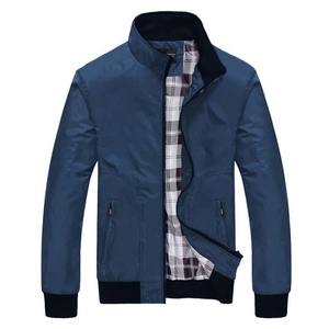 Manteaux pour hommes Bomber Jacket Printemps Automne Manteau pour hommes à fermeture éclair Casual Plus Size 5XL Stand Collar Breathable Comfortable Bomber Jacket - Product Image 4